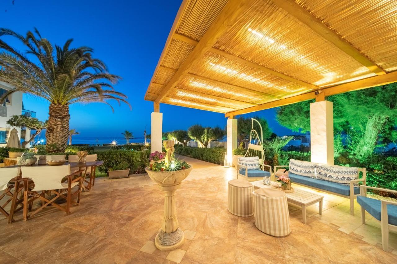 Pyrgos Beach Hotel Apartments 말리아 외부 사진