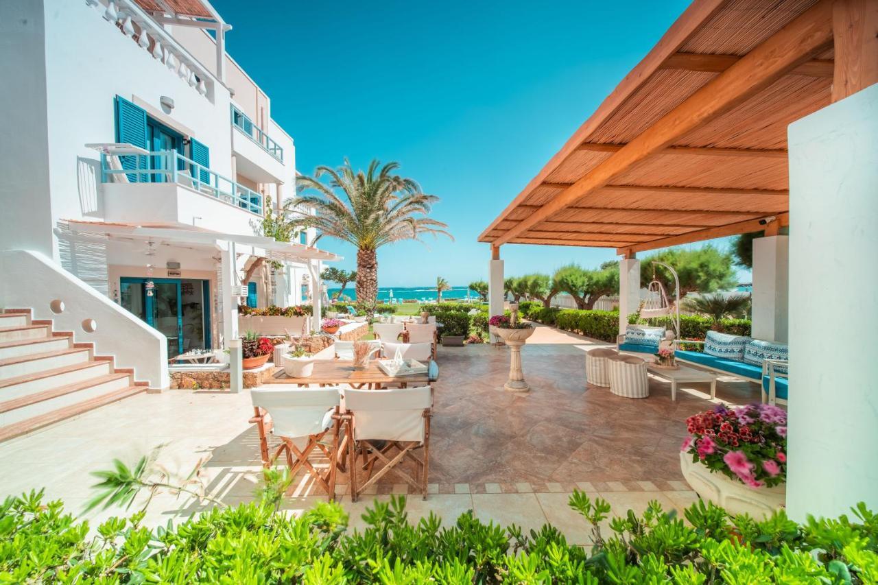 Pyrgos Beach Hotel Apartments 말리아 외부 사진