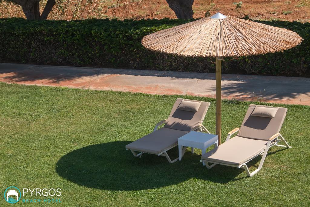 Pyrgos Beach Hotel Apartments 말리아 외부 사진