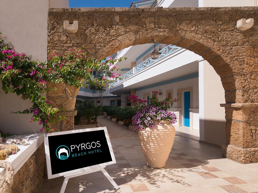 Pyrgos Beach Hotel Apartments 말리아 외부 사진