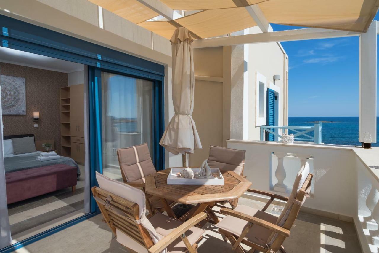 Pyrgos Beach Hotel Apartments 말리아 외부 사진