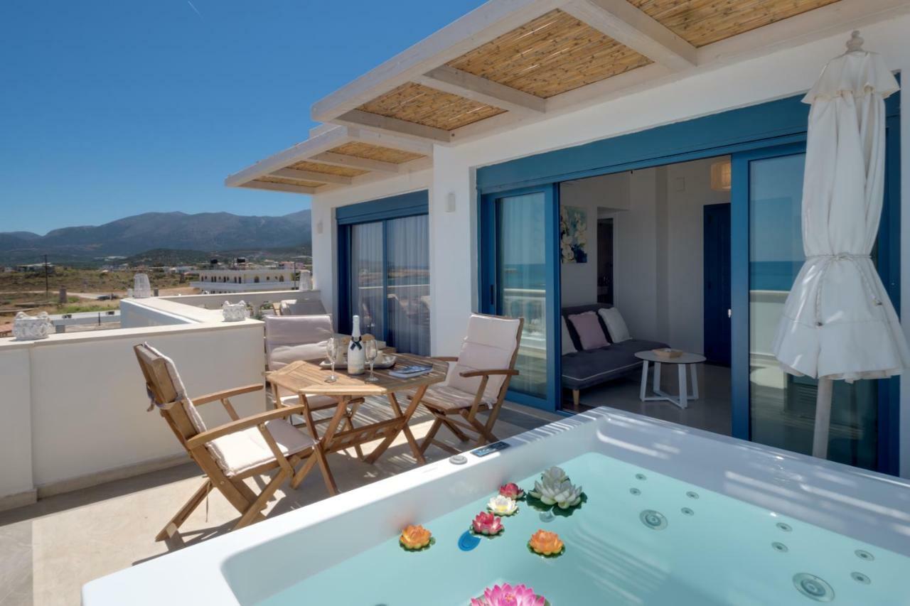 Pyrgos Beach Hotel Apartments 말리아 외부 사진