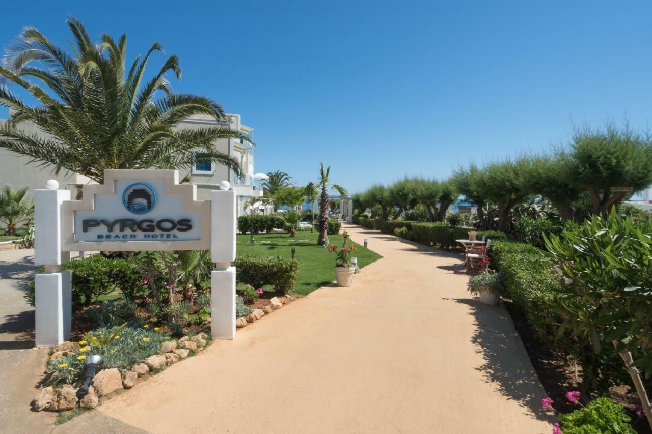 Pyrgos Beach Hotel Apartments 말리아 외부 사진