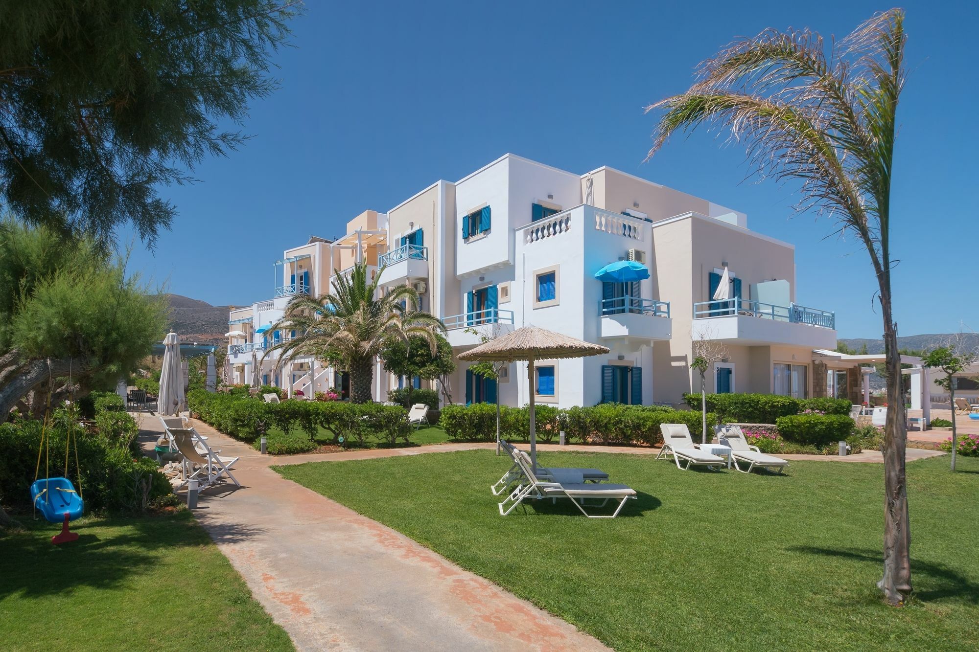 Pyrgos Beach Hotel Apartments 말리아 외부 사진