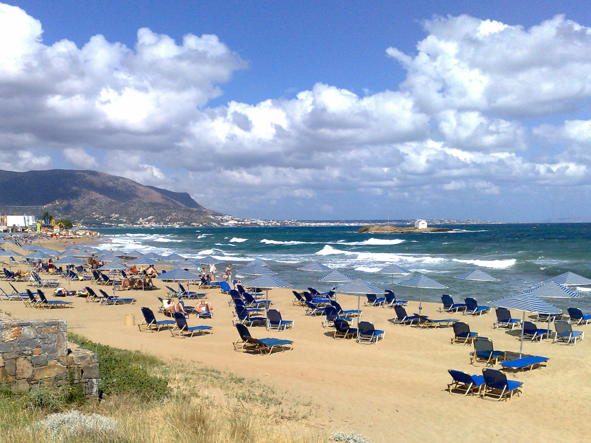 Pyrgos Beach Hotel Apartments 말리아 외부 사진